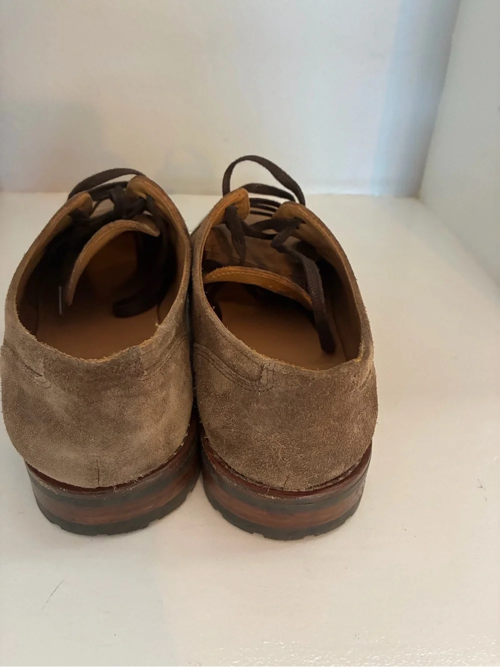 Thursday Boot brown suede shoes size 8. Lug soles. Excellent condition.